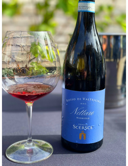 Rosso di Valtellina „Nettare“ DOC  2022 (Tenuta Scerscé, Lombardia)