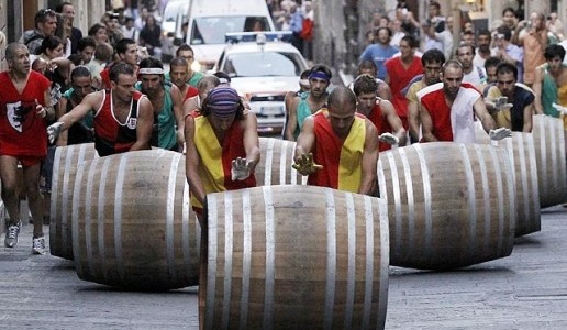"Bravio delle Botti" v Montepulcianu